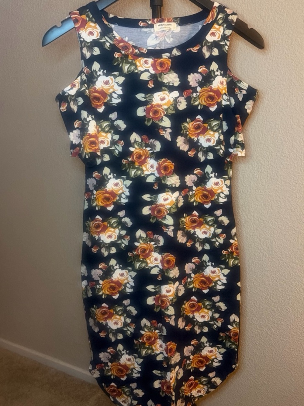 Heart & Hips Floral Sleeveless Dress